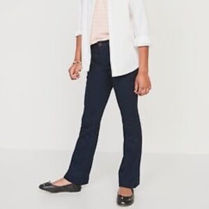 Cherokee girls blue uniform boot cut pants